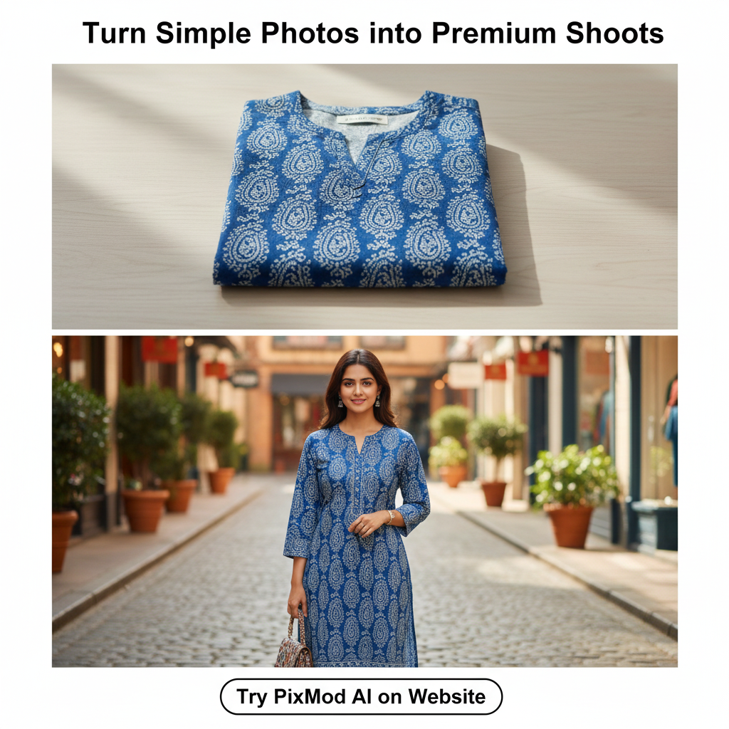 How PixMod AI is Transforming Product Photography for Fashion E-Commerce